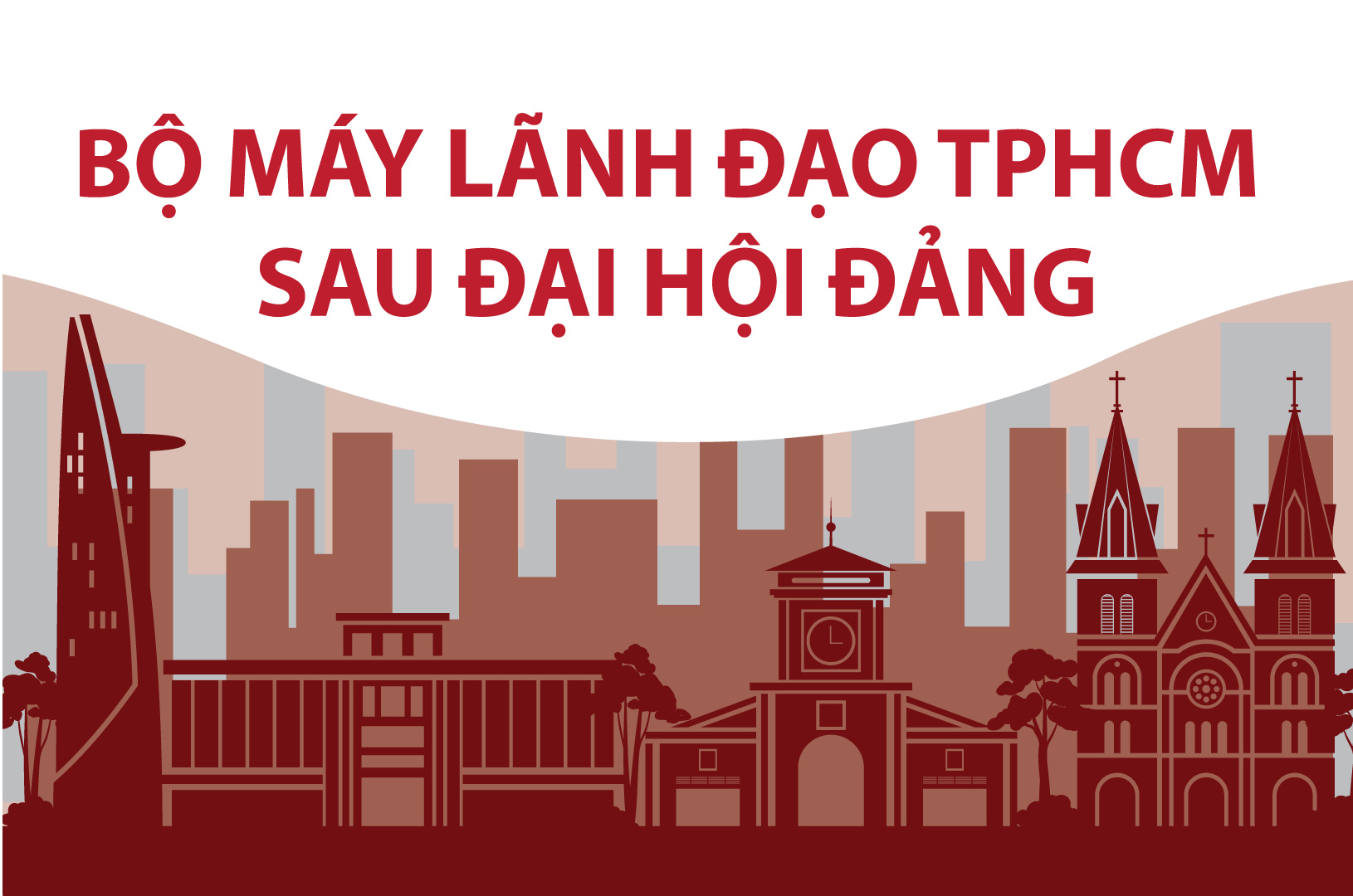 Bộ máy lãnh đạo TPHCM sau Đại hội Đảng